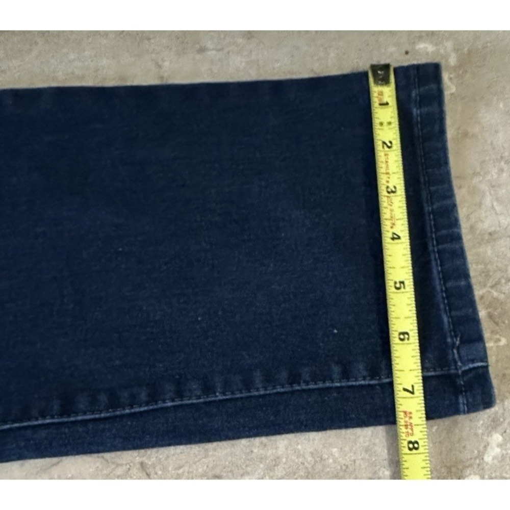 Bandolino Women's Jeans Size 14 Blue Stretch Denim Straight High Rise 29 Inseam - Picture 9 of 10